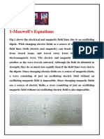 Maxwell's Equations and Electromagnetic Waves Explained