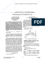 Experimental Study On Desulfurization Performance of Pocket-Fly Gas