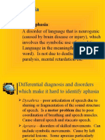 Aphasia Linguistic