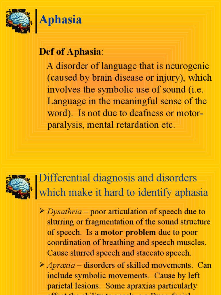 Understanding Aphasia and Its Types | PDF | Aphasia | Speech
