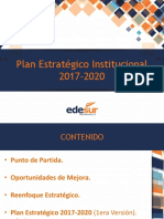 Plan Estratégico 2017-2020 Edesur