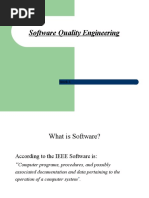 Software Quality Engineering: Week-1