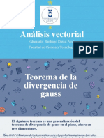 Teorema de Divergencia de Gauss