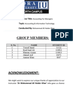 Group Members:: Course Title: Topic: Conducted by