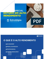 Alto Rendimento - Dia 1 - O que é o Alto Rendimento?