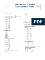 5to Secundaria ALGEBRA