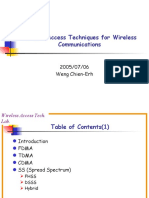 Multiple Access Techniques For Wireless Communications: 2005/07/06 Weng Chien-Erh