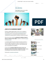Ciudadanía Digital - Concepto, Valores, Riesgos y Beneficios 1 PDF