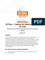 30 días, cambia hábitos, cambiar vidas - Algunos pasos simples cada día para crear la vida que deseas.docx