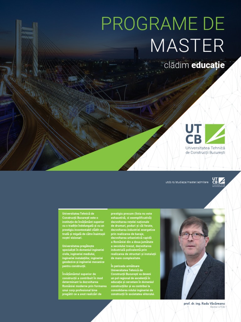 Admitere UTCB 2020 | PDF