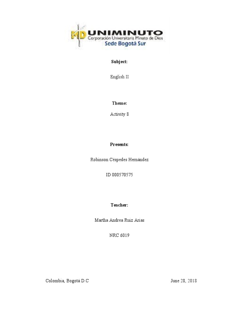Activity 8 | PDF