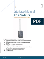 Interface Manual for SignalFire A2 ANALOG Node