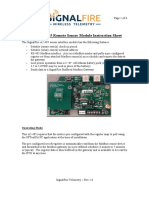 SFRSS-A2-485 Remote Sensor Module Instruction Sheet: Operating Mode
