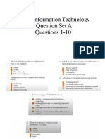 CSEC Information Technology Question Set A Questions 1-10