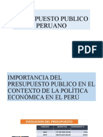 PRESUPUESTO PUBLICO PERUANO