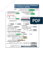 Predimensionamiento de losas aligeradas de concreto armado