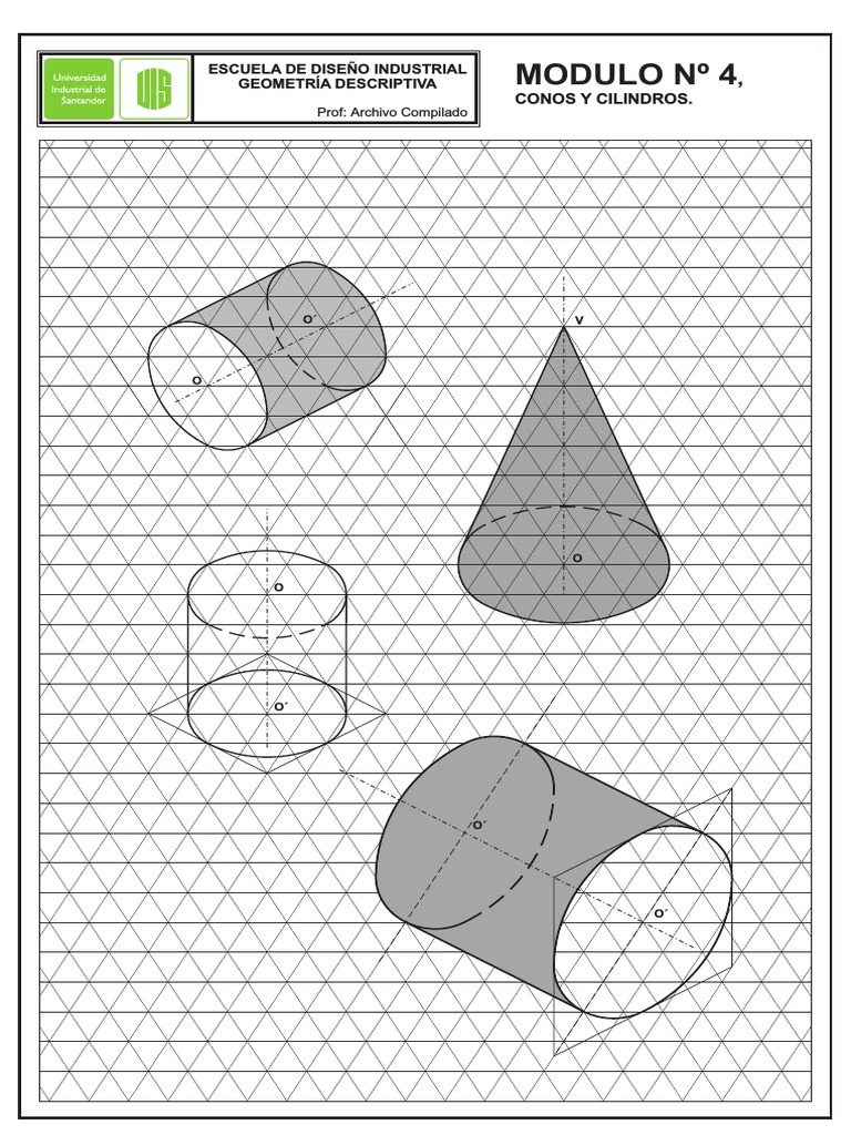 Modulo 4. Conos y Cilindros PDF | PDF | Pendiente | Colector