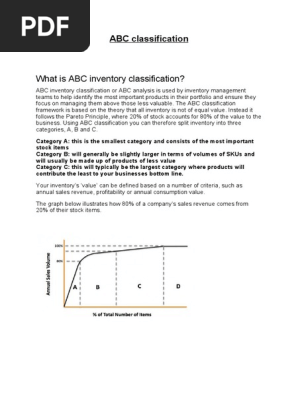 ABC , XYZ Classification