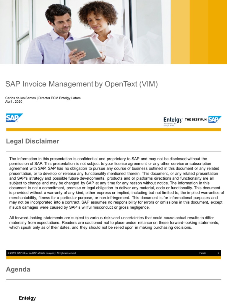 Sap Invoice Management by Opentext (Vim) : Carlos de Los Santos ...