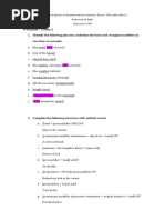 Worksheet - Lesson 2 1. Identify The Following Phrases Underline The Head and Recognize Modifiers in Case They Are Present