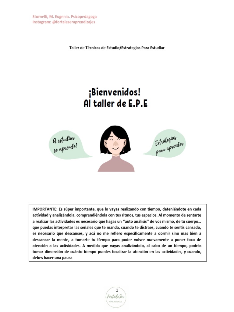 Técnicas de Estudio Efectivas para Aprender | PDF | Memoria | Aprendizaje