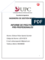 MODELO DE PRACTICAS PREPROFESIONALES INFORME DE PP v.1.0