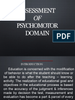 Assessment of Psychomotor Domain