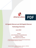 40 Gigabit Ethernet and 100 Gigabit Ethernet Technology Overview