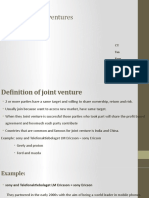 Definition of Joint Venture