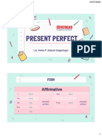 PRESENT PERFECT - Class PDF