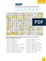 Grammar:: A. in The Word Search Puzzle, Fi ND and Circle The Past Participle of Each Word in The Box