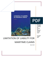Limitation of Liability For Maritime Claims