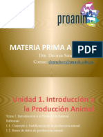 Tema 1 - 1 PRODUCCION ANIMAL