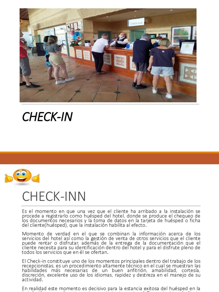 CHECK-IN PPT - PPTX Modi | PDF | Hotel | Industrias de servicio