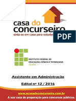 CASA DO CONCURSEIRO - Apostila IFCE Assistente em administracão.pdf