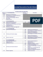 Licenciatura en Historia PDF