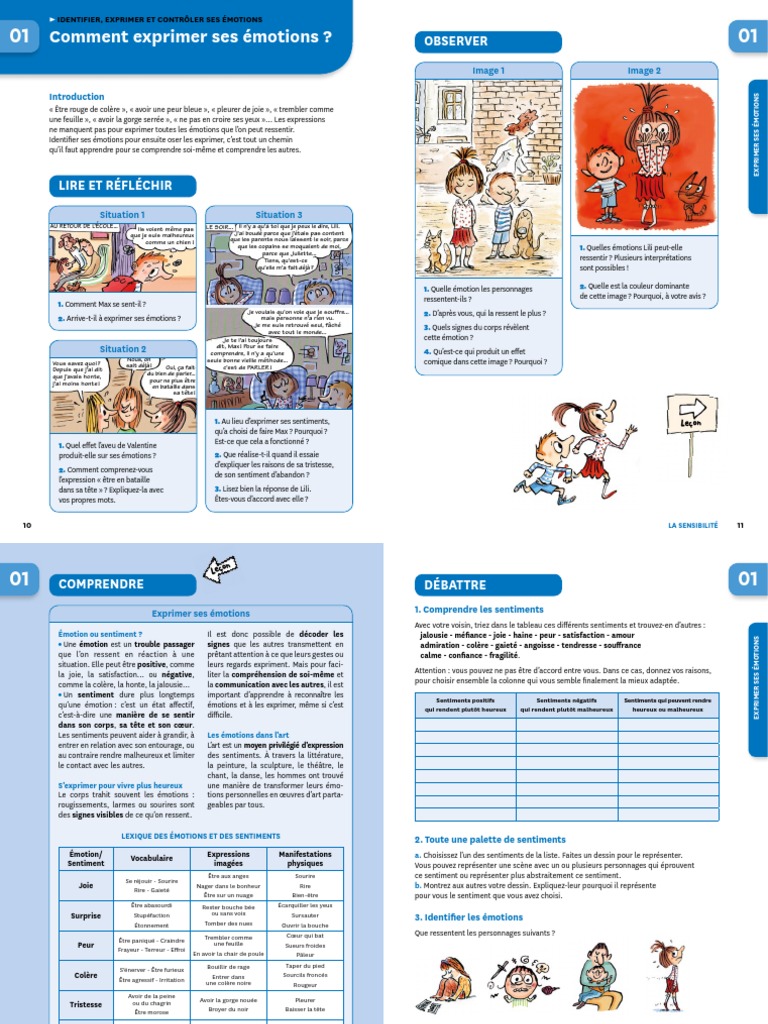 Max Et Lili Exprimer Ses Emotions Pdf Sourire Honte