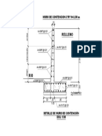 Relleno: Muro de Contencion Cºaº H 2.50 M