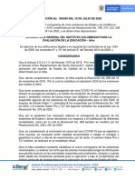 RESOLUCIÓN No. 000299 DE JULIO 10 DE 2020 - Cronogramas Saber 11. Pro y TT (1) Final PDF
