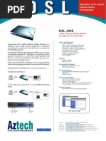 DSL 305E: ADSL Ethernet Bridge Modem For High Speed Connectivity