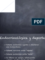 Endocrinología y deporte: Sistema endocrino y regulación durante el ejercicio