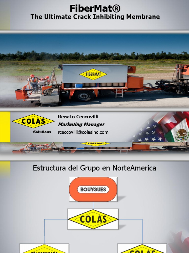 FiberMat Espanol Presentacion | PDF | Ingeniero civil | Sectores Economicos