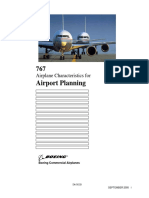 Airport Planning: Airplane Characteristics For