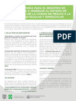 Convocatoria Nuevo Ingreso 2020 2021 1 PDF