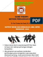 5 Game Theory, Metode Persaingan Bisnis