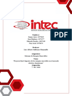 Proyecto final: Impactos de las energías renovables en el mercado eléctrico dominicano