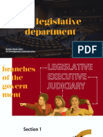 The Legislative Department