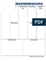 Lean Canvas Modelo PDF