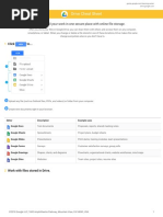 Drive Cheat Sheet: Keep All Your Work in One Secure Place With Online File Storage