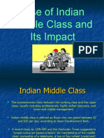 Current Rise of Indian Middle Class and Its Impact